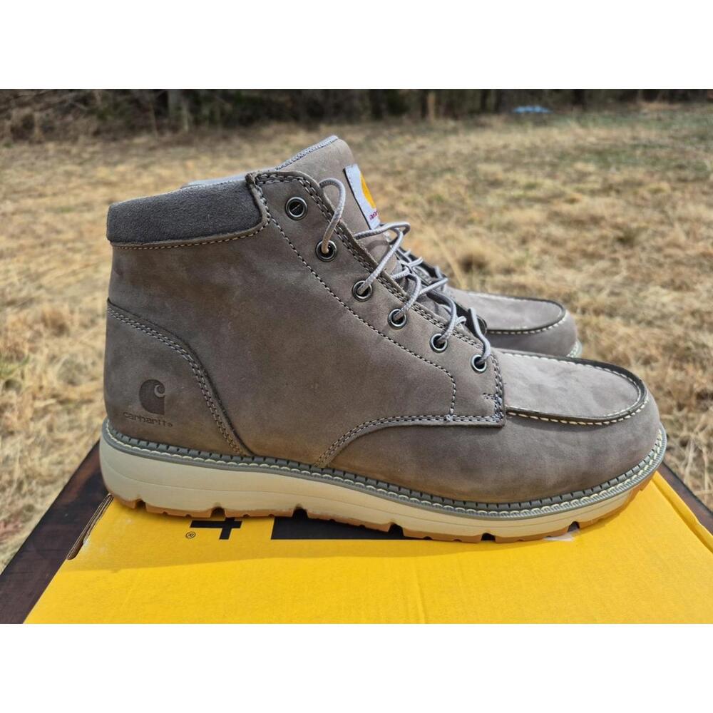 Carhartt Men's Millbrook 5" Soft Toe Moc Toe Wedge Boot Men’s 14 Wide  FM5136-M - Picture 2 of 7